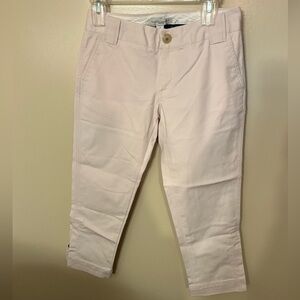Banana Republic Light Pink Martin Stretch Capris Sz 2
